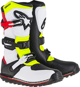 Tech-T Boots White/Red/Yellow/Black Size 12