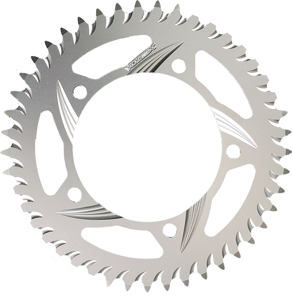 Aluminum 520 44T Rear Sprocket Silver - Kawasaki KZ/Ninja/Versys/Vulcan/Z