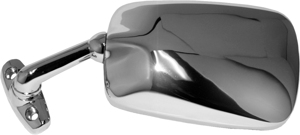 Left Mirror Replacement - Chrome - Honda Interstate Fairing Mount