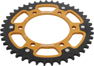 Stealth Rear Sprocket 43T Gold - Suzuki Yamaha