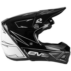 T3 Pinner Helmet 50-50 Black/White Youth - Large