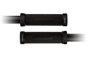 Driven D-Axis Black Anodized 7/8" Motorcycle Grips