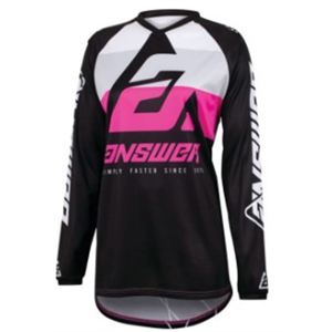 23 Syncron CC Jersey Black/White/Rhodamine Youth - XS