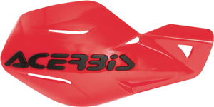 Uniko Handguards - Red - Mid-bar MX Style Mount