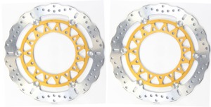 Floating Contour Brake Rotor Front Set