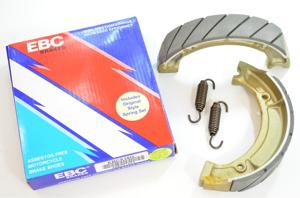 Grooved Organic Rear Brake Shoes For 81-83 XJ550 Seca, 80-83 XS400 - Also Fits 96-04 350/400 Kodiak & 98-01 660 Grizzly