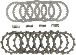 DRC Complete Clutch Kit - Cork CK Plates, Steels, & Springs - For 88-91 Suzuki RM125