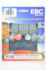 Front Organic Brake Pads