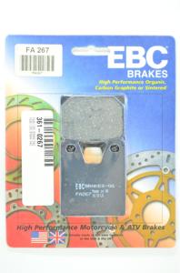 Rear Organic Brake Pads - For 98-01 Yamaha YZF R1 YZF R7