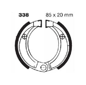 Standard Organic Brake Shoes