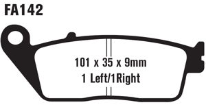 Standard Organic Brake Pads