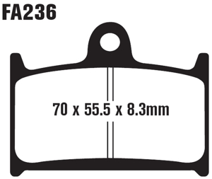 Standard Organic Brake Pads