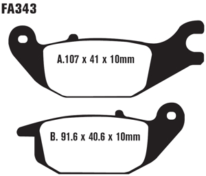 Standard Organic Brake Pads