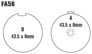 Standard Organic Brake Pads