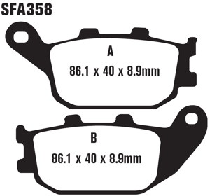 Standard Organic Brake Pads