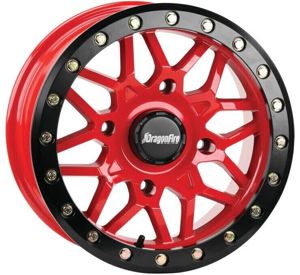 Typhon Wheel 15X10 4/156 5+5 +0 Machined Red