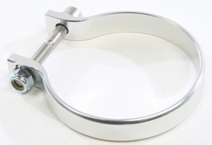 Universal Mounting Strap Clamp Silver 2.625"