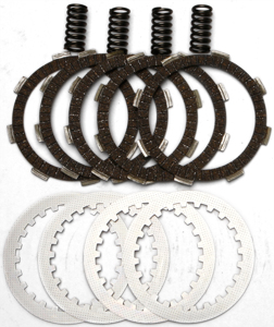 DRC Complete Clutch Kit - Cork CK Plates, Steels, & Springs - 80-02 Honda XR200