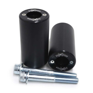 PA2 Frame Sliders Black No Cut - For 13-19 Kawasaki ZX6R