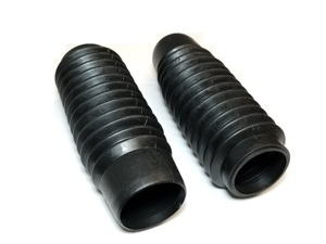 Black Fork Boots - Pair - Replaces 51611-300-000 For Honda CB/CL