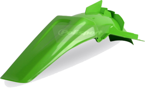 Rear Fender - Green - For 99-02 Kawasaki KX250 KX125