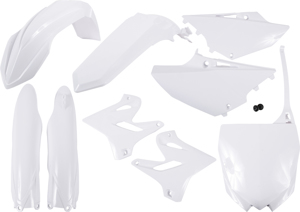 Full Plastic Kit - White - For 15-21 Yamaha YZ125/250