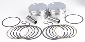 Cast Piston Kit TC88 to 95CI 9.3:1 +.005