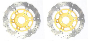 Floating Contour Brake Rotor Front Set