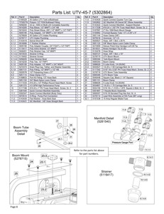 UTV Sprayer - 4.5 GPM, 7 Nozzle, 45 GAL