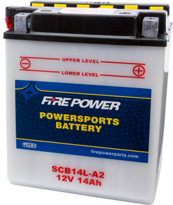 12V Heavy Duty Battery - Replaces YB14L-A2 w/Sensor Plug