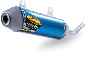 Blue Titanium PowerCore 2.1 Slip On Exhaust - For 02-24 Yamaha YZ250