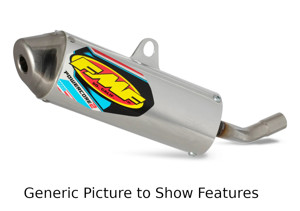 PowerCore Slip On Exhaust Silencer - For 87-88 Honda CR500R