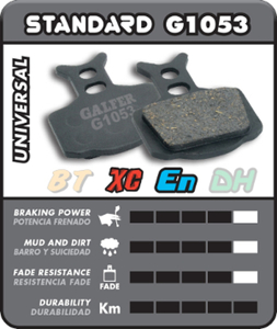 Standard Compound Brake Pads For Avid ELIXIR & SRAM DB/X0/X7/X9/XX