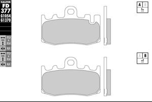 HH Sintered Compound Brake Pads - Front Pads