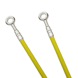 Yellow Stainless Steel Hydraulic Clutch Line - For Yamaha Roadliner & Stratoliner