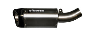 Titanium Slip On Exhaust w/ Link Pipe - For 09-18 Kawasaki ZX6R