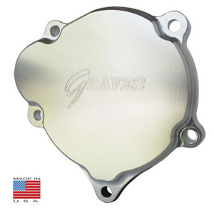 Billet Aluminum Right Side Engine Case Cover - For 97-03 GSXR600, 96-03 GSXR750, & 01-02 GSXR1000