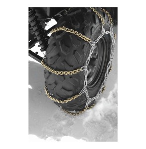 V-Bar Tire Chains, Pair - 10 V-Bars / row - Large - Fits 25x12x9 25x11x10 26x10x12