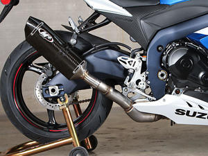 MC36 Carbon Fiber Slip On Exhaust - For 12-16 Suzuki GSXR1000