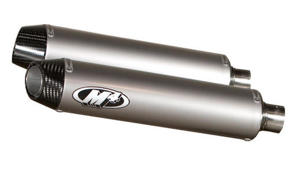 Titanium Dual Slip On Exhaust - For 09-14 Yamaha R1