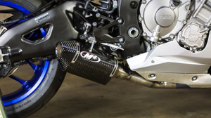 Street Slayer 3/4 Slip On Exhaust w/ MC36 Carbon Fiber Muffler - For 15-23 Yamaha YZF R1