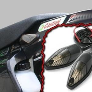 Smoke Lens L.E.D. Turn Signal - Type 586 DRC MotoLED Flasher or Marker Light - DRC MotoLED Signal / Marker Lights