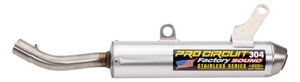 304 Aluminum Slip On Exhaust Silencer - For 03-19 YZ250/X