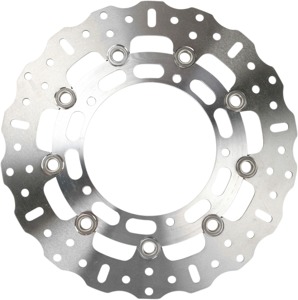 Polished Front Brake Rotor - Yamaha Raider