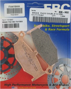 Sintered Double-H Rear Brake Pads