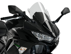 Z-Racing Windscreen - Clear - For 20-21 Kawasaki Ninja 650