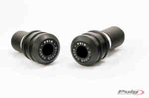 Frame Sliders Vintage - Black - For 16-21 Triumph Bonneville Thruxton Street