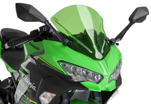 Z-Racing Windscreen - Green - For 18-21 Kawasaki Ninja 400