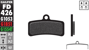 Bicycle Brake Pads Standard Compound - Front or Rear Pads