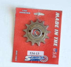 N.O.S. COUNTER SHAFT SPROCKET STEEL HON (520) 13T